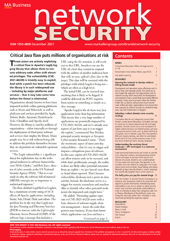 Go to journal home page - Network Security
